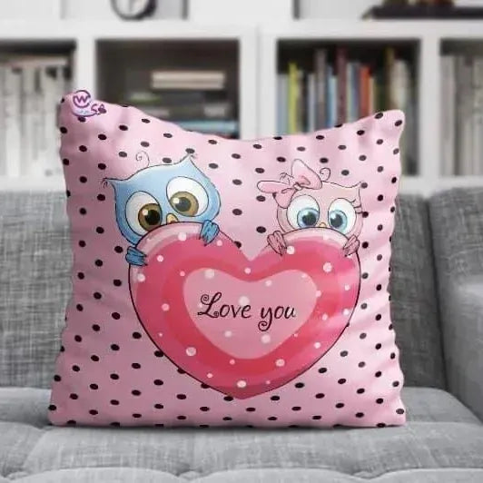 Canvas Cushion-Square Shape - Valentine's Day - WE PRINT