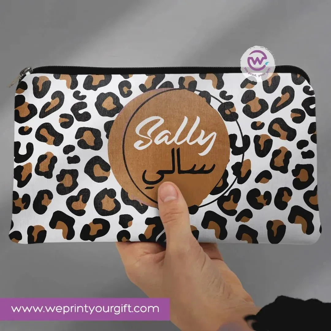 Canvas - Pencil Case -Arabic & english names - WE PRINT