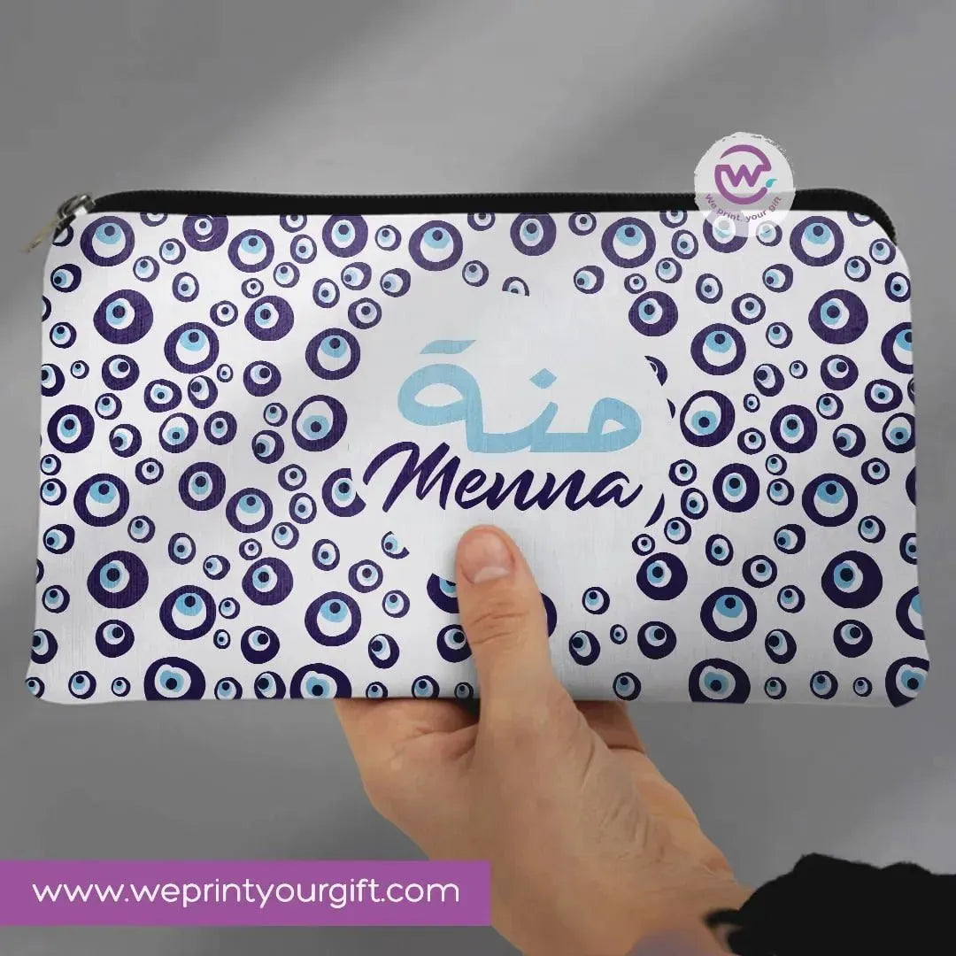 Canvas - Pencil Case -Arabic & english names - WE PRINT