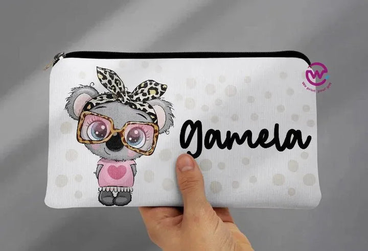 Canvas - Pencil Case -Cute owl - WE PRINT