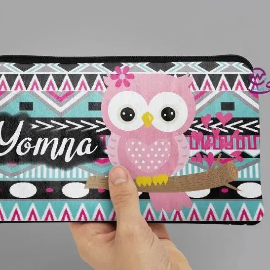 Canvas - Pencil Case -Cute owl - WE PRINT