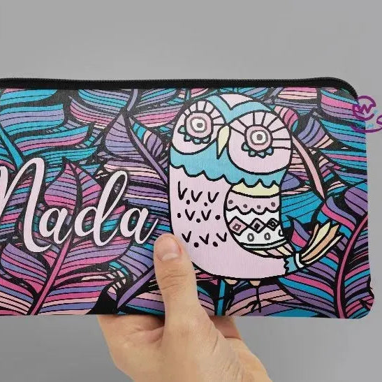 Canvas - Pencil Case -Cute owl - WE PRINT