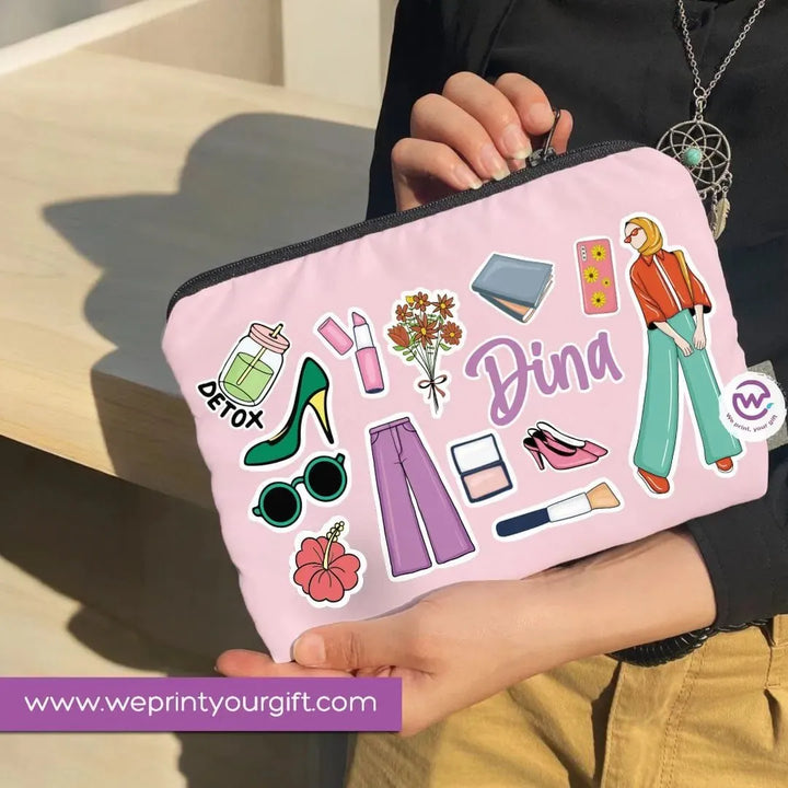 Canvas - Pencil Case -Doodle - WE PRINT