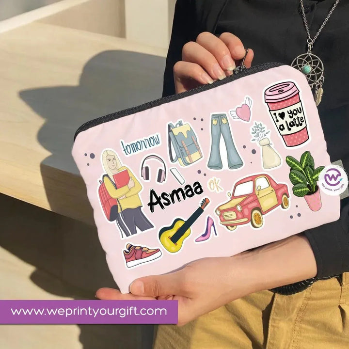 Canvas - Pencil Case -Doodle - WE PRINT