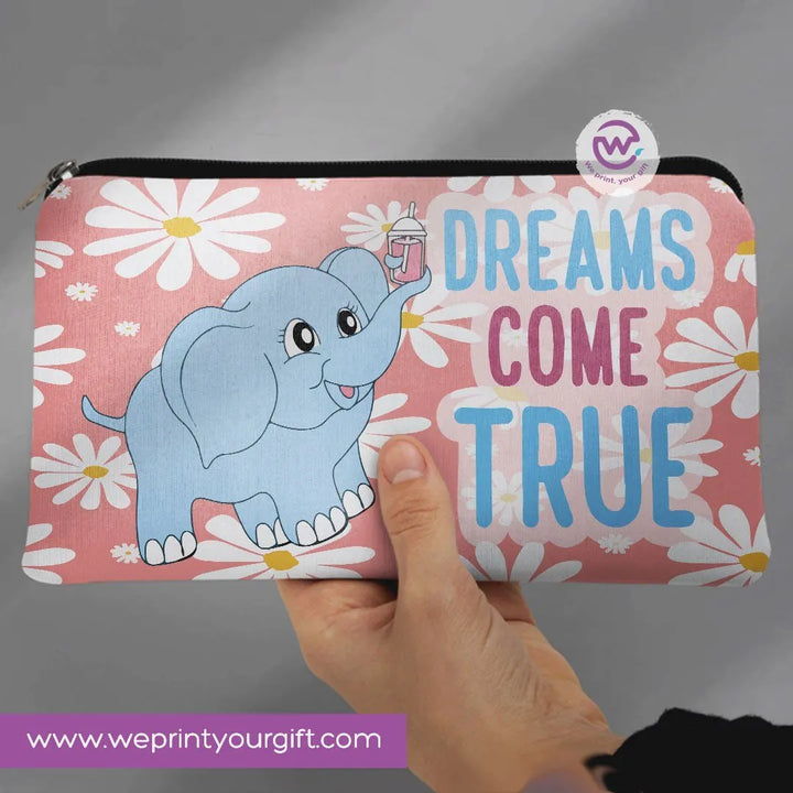 Canvas - Pencil Case -Elephant - WE PRINT