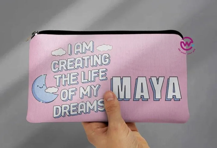 Canvas - Pencil Case -inspirational quotes - WE PRINT