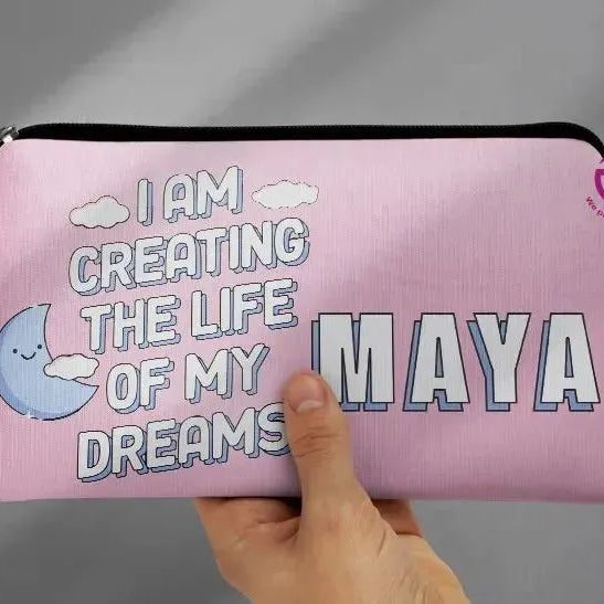 Canvas - Pencil Case -inspirational quotes - WE PRINT