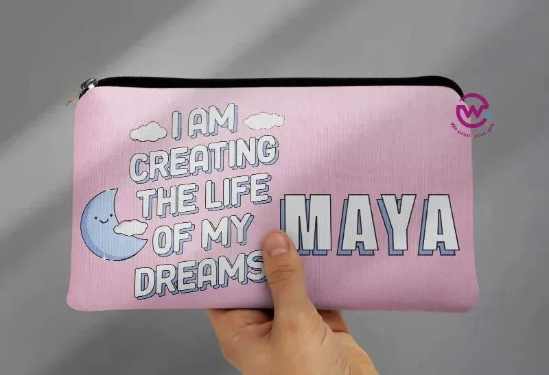 Canvas - Pencil Case -inspirational quotes - WE PRINT