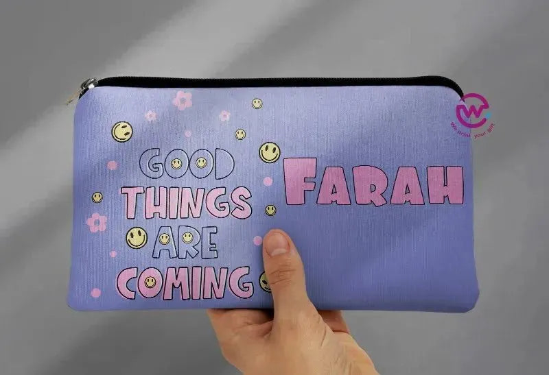 Canvas - Pencil Case -inspirational quotes - WE PRINT