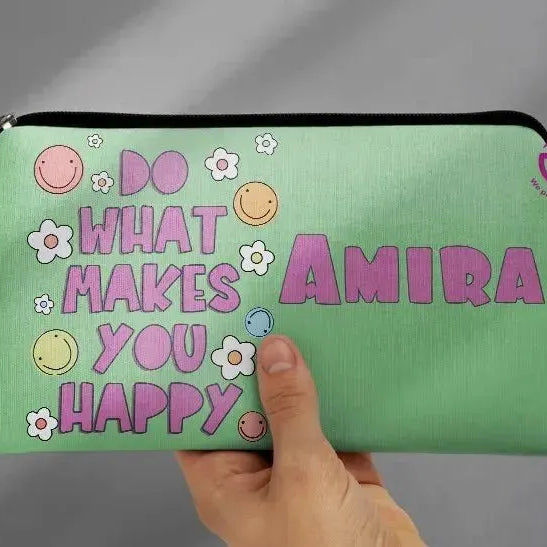 Canvas - Pencil Case -inspirational quotes - WE PRINT