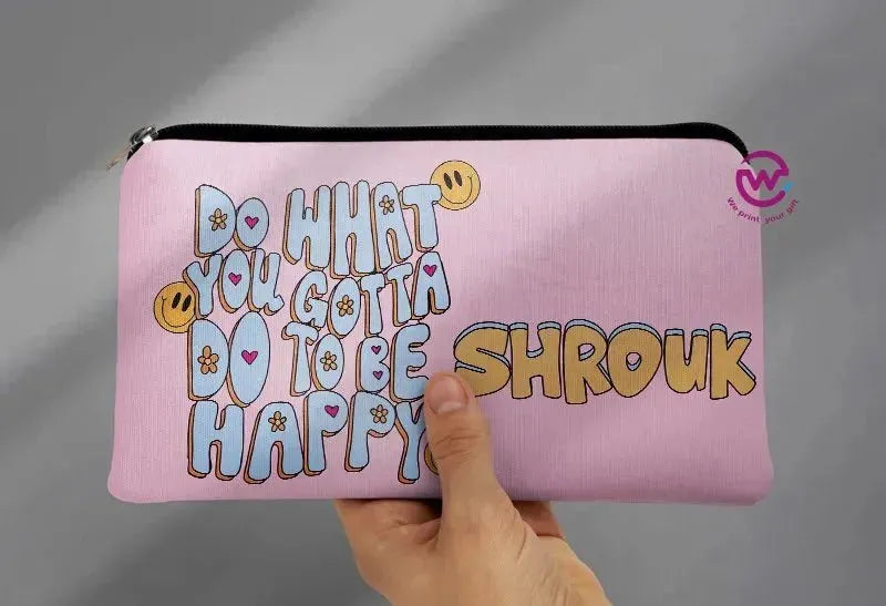 Canvas - Pencil Case -inspirational quotes - WE PRINT