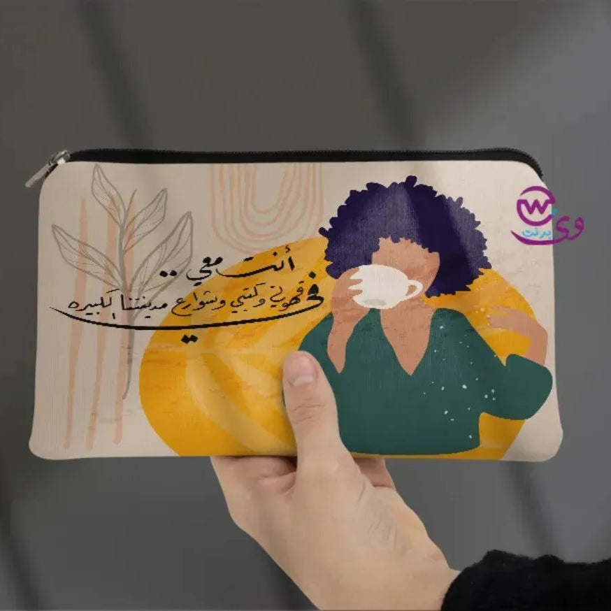 Canvas - Pencil Case -Line Arts - WE PRINT