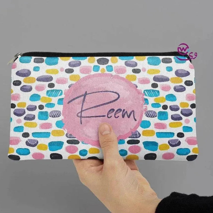 Canvas -Pencil Case -Names-C - WE PRINT