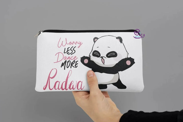 Canvas - Pencil Case - Panda - WE PRINT