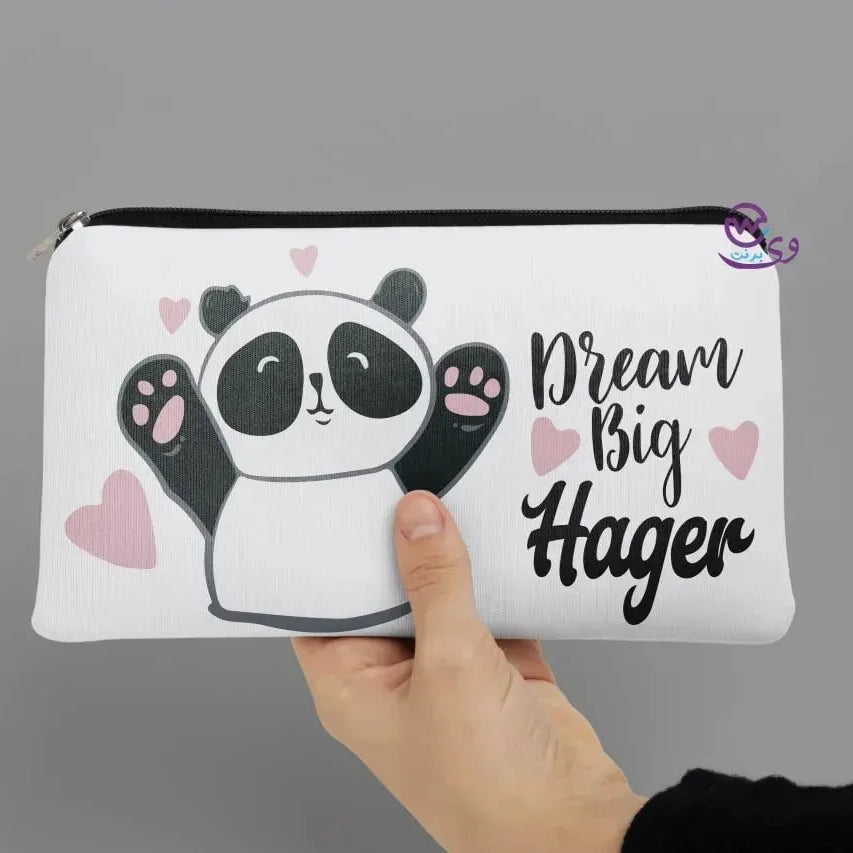 Canvas - Pencil Case - Panda - WE PRINT