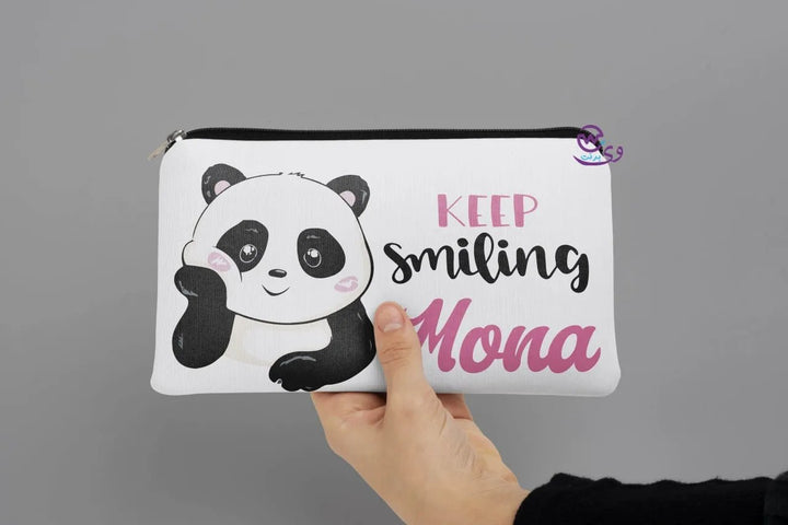 Canvas - Pencil Case - Panda - WE PRINT