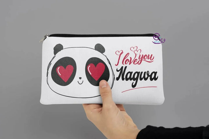 Canvas - Pencil Case - Panda - WE PRINT