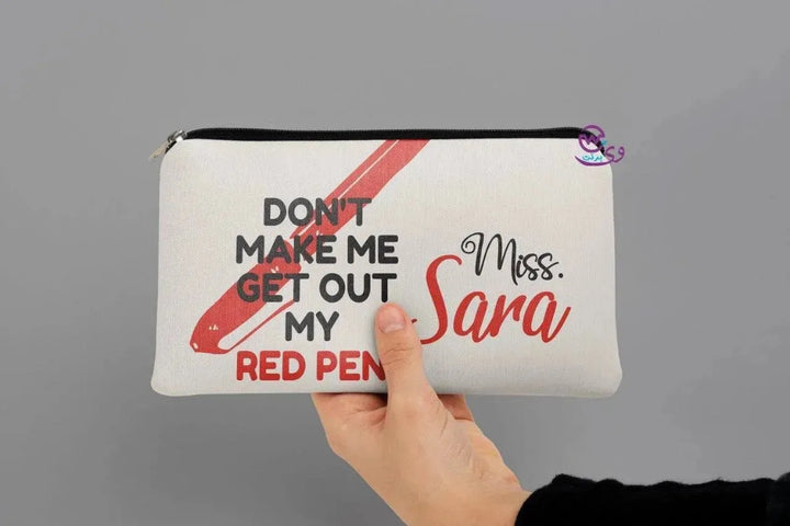 Canvas - Pencil Case - Teacher - WE PRINT