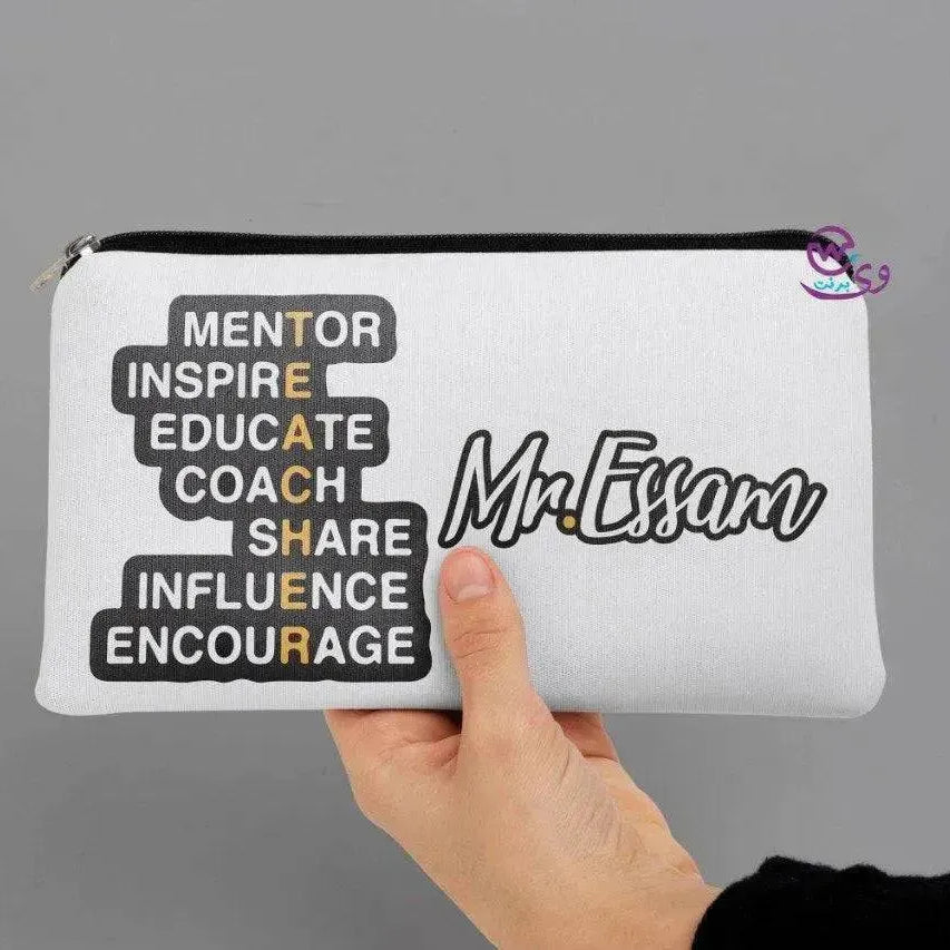 Canvas - Pencil Case - Teacher - WE PRINT