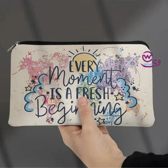 Canvas - Pencil Case -Traveler - WE PRINT