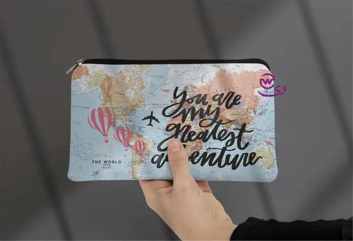 Canvas - Pencil Case -Traveler - WE PRINT