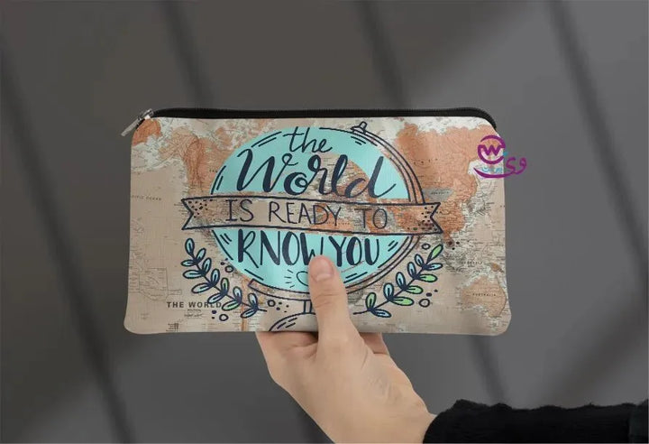 Canvas - Pencil Case -Traveler - WE PRINT