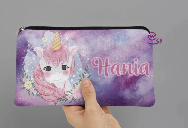 Canvas - Pencil Case - Unicorn Designs - WE PRINT