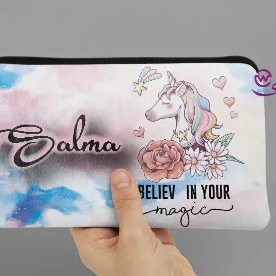 Canvas - Pencil Case - Unicorn Designs - WE PRINT