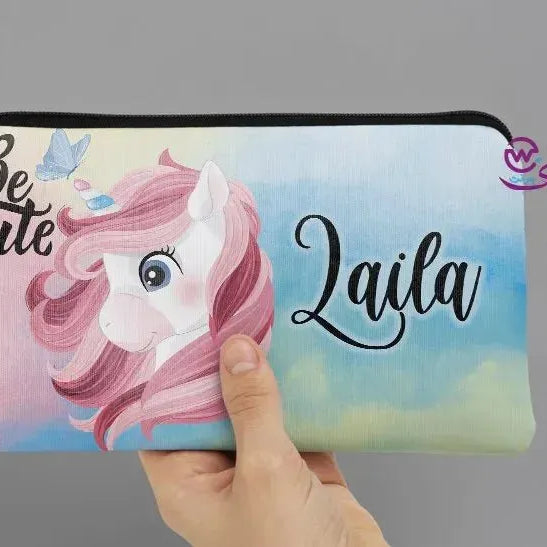 Canvas - Pencil Case - Unicorn Designs - WE PRINT