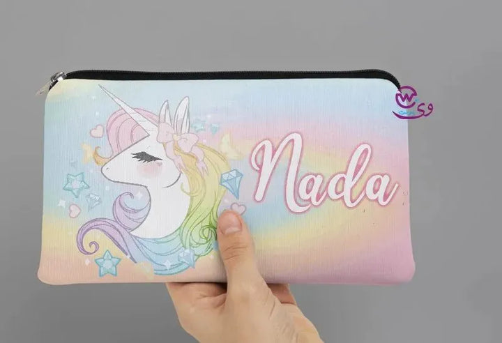 Canvas - Pencil Case - Unicorn Designs - WE PRINT