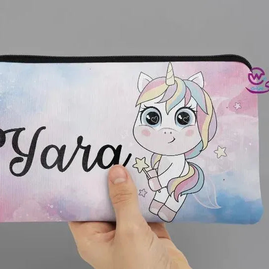 Canvas - Pencil Case - Unicorn Designs - WE PRINT