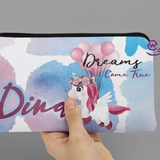 Canvas - Pencil Case - Unicorn Designs - WE PRINT