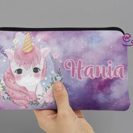 Canvas - Pencil Case - Unicorn Designs - WE PRINT