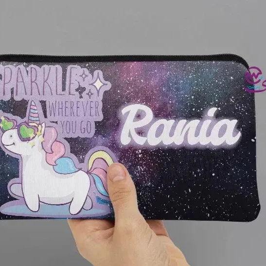 Canvas - Pencil Case - Unicorn Designs - WE PRINT