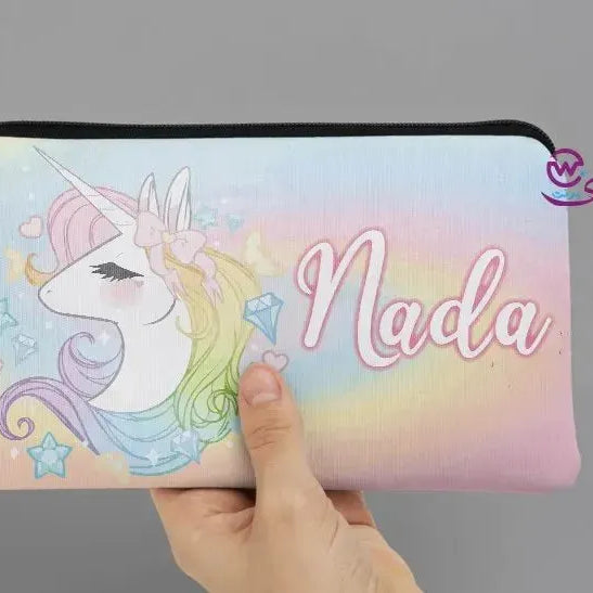 Canvas - Pencil Case - Unicorn Designs - WE PRINT