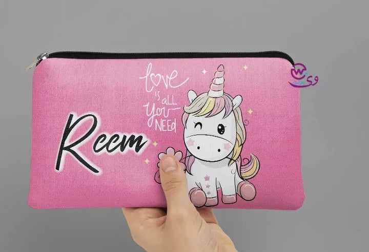 Canvas - Pencil Case - Unicorn Designs - WE PRINT