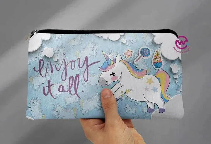 Canvas - Pencil Case - Unicorn - WE PRINT