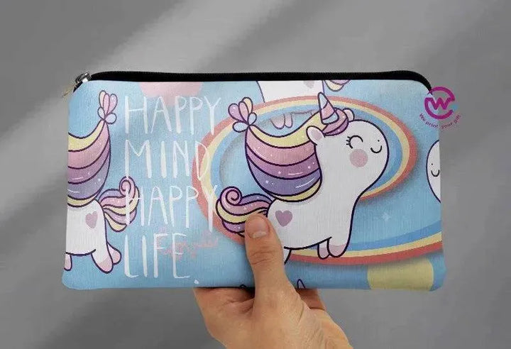 Canvas - Pencil Case - Unicorn - WE PRINT