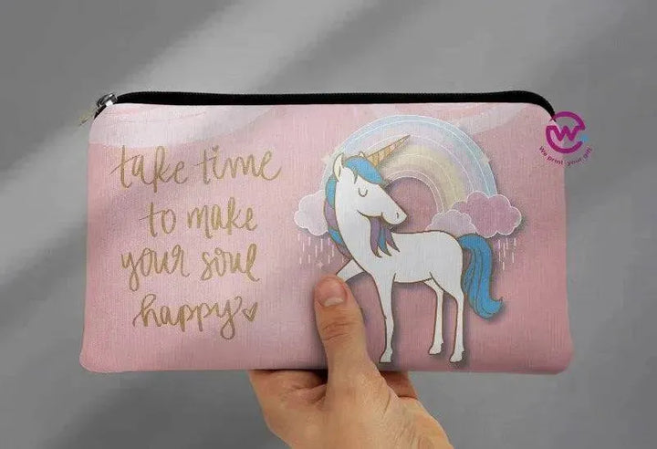 Canvas - Pencil Case - Unicorn - WE PRINT