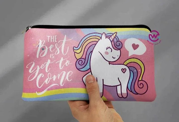 Canvas - Pencil Case - Unicorn - WE PRINT