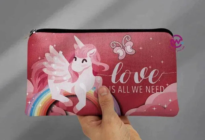 Canvas - Pencil Case - Unicorn - WE PRINT