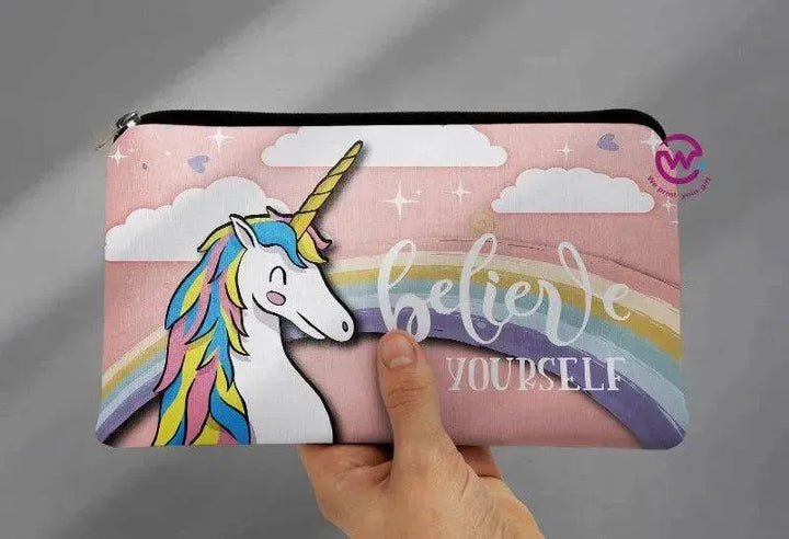 Canvas - Pencil Case - Unicorn - WE PRINT