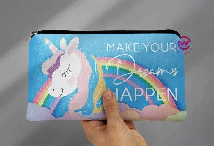 Canvas - Pencil Case - Unicorn - WE PRINT