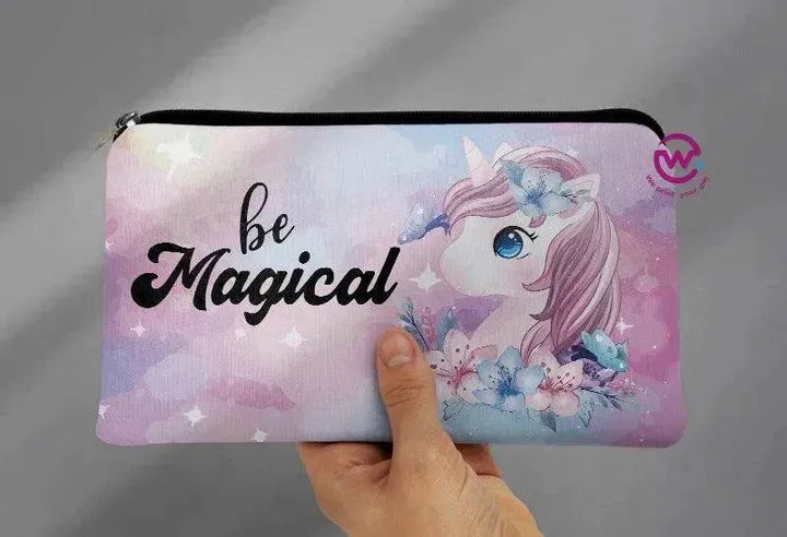 Canvas - Pencil Case - Unicorn - WE PRINT