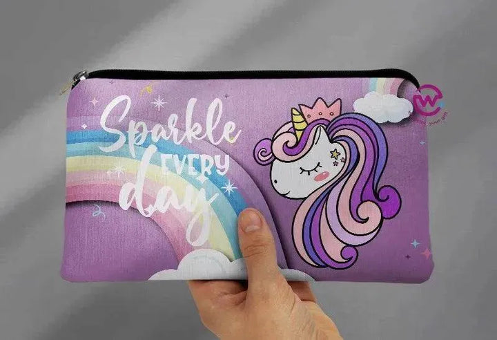 Canvas - Pencil Case - Unicorn - WE PRINT