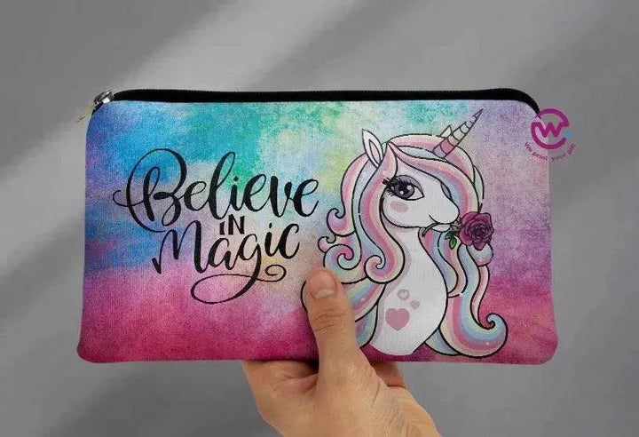 Canvas - Pencil Case - Unicorn - WE PRINT