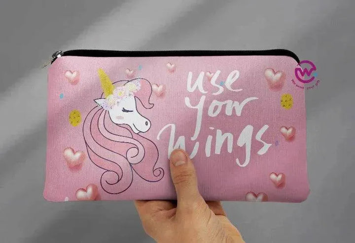 Canvas - Pencil Case - Unicorn - WE PRINT