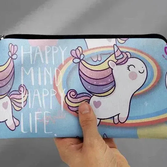 Canvas - Pencil Case - Unicorn - WE PRINT