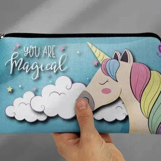 Canvas - Pencil Case - Unicorn - WE PRINT