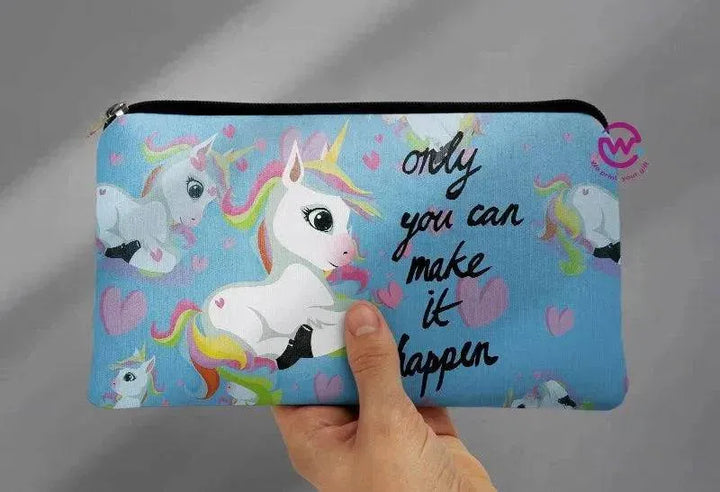 Canvas - Pencil Case - Unicorn - WE PRINT